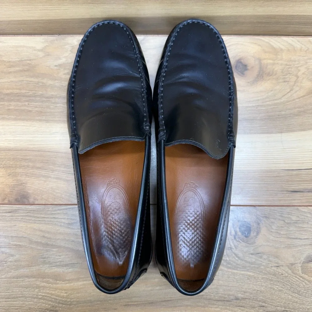 Tod's City Gommino Driving Penny‎ Loafers Mens US 8 Black Modern Business Casual
